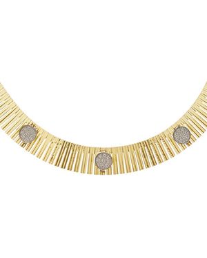 Meshmerise 18K Over 0.15 Ct. Tw. Lab-Grown Diamond Necklace - Natural