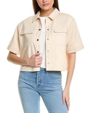 1.STATE Cropped Jacket - Blue