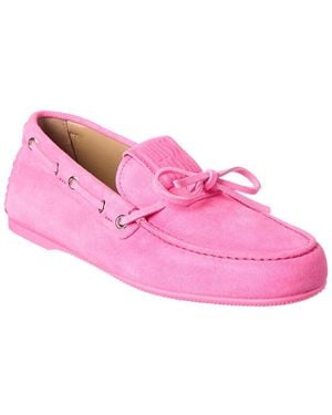 Dior Miss Street Suede Loafer - Pink