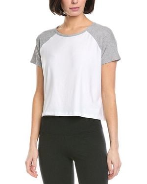 Beyond Yoga Featherweight Colorblock T-Shirt - White