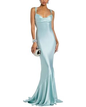 LOEY Embellished Maxi Dress - Blue