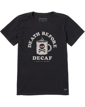 Life Is Good. Crusher T-Shirt - Black