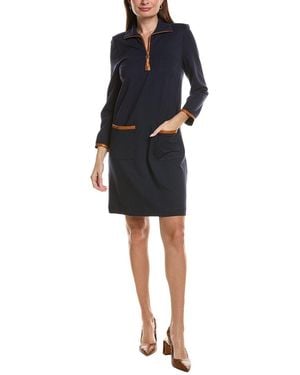 tyler boe Helena Ponte Trimmed Dress - Black