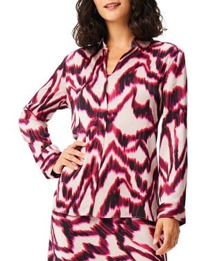 NIC+ZOE Nic+zoe Blurred Ikat Shirt
