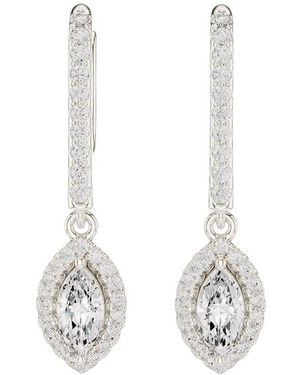 Lab Grown Diamonds 14K Rose 0.85 Ct. Tw. Lab-Grown Diamond Earrings - White