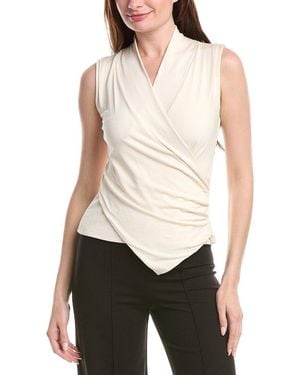 BOSS Euana Wrap Top - White
