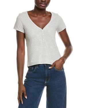 ATM Micro Stripe Slub Shirt - Blue