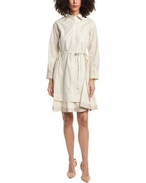 3.1 Phillip Lim Silk-Blend Shirtdress - Natural