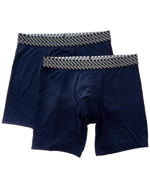 Tommy John Performance Boxer Briefs Pack - Blue