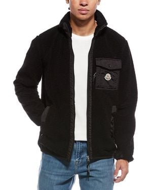 Moncler Teddy Fleece Jacket - Black
