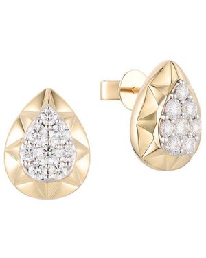 Gregg Ruth 14K 0.90 Ct. Tw. Diamond Earring - White