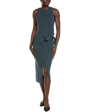 Toccin Abigail Sarong Racer Sweaterdress - Blue