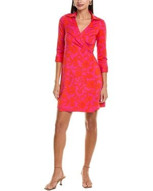 FLORA BEA NYC Milo Wrap Dress - Red