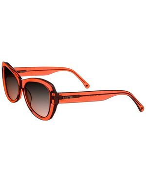 Bertha Brsit101-1 70Mm Polarized Sunglasses - Red