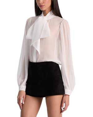 Alice + Olivia Brentley Blouse - White