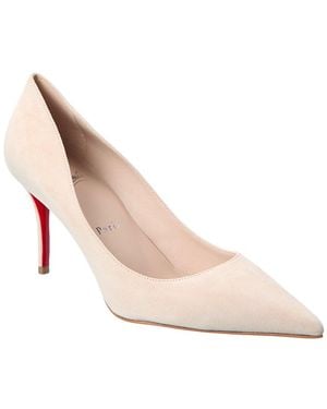 Christian Louboutin Miss Z 80 Suede Pump - Pink