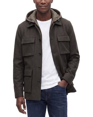 Corneliani Cc Collection Wool-Blend Utility Jacket - Grey