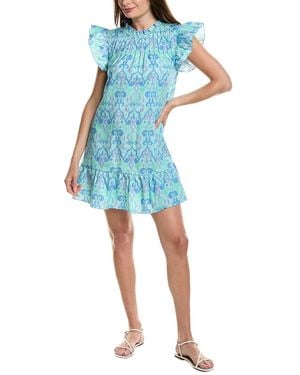 Sail To Sable Mini Dress - Blue