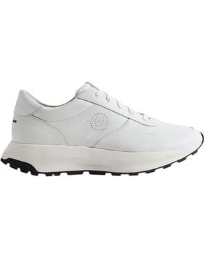Reiss Trinity Leather Trainer - White