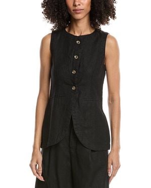 DL1961 Amalie Linen Top - Black