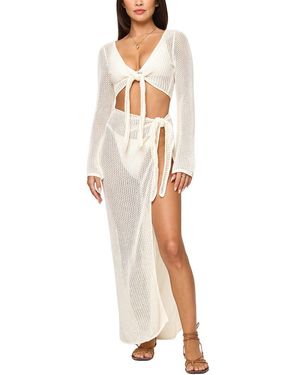 LSPACE Soliel Sarong Skirt - White