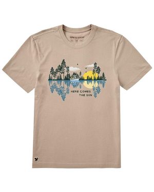 Life Is Good. Crusher Tee - Natural