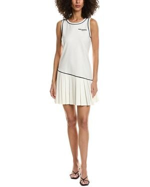 KARL LAGERFELD Pleated Dress - White