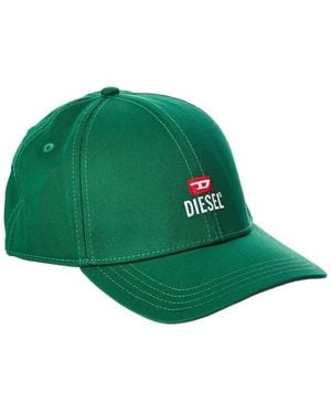 DIESEL New-D-Logo-Out Rjcar Cap - Green