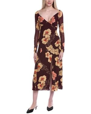 Free People Calla Midi Dress - Brown