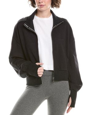 Free People Movement High Jump Zip-up Jacket - Black