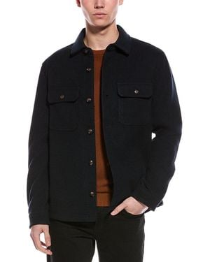 Slate & Stone Brushed Shirt Jacket - Black