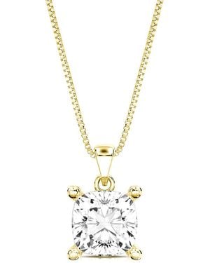 Amairah 14K 3.00 Ct. Tw. Lab-Grown Diamond Solitaire Pendant Necklace - Metallic