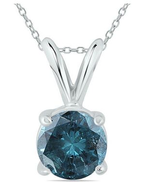 Diamond Select Cuts 14k 0.96 Ct. Tw. Diamond Necklace - Blue