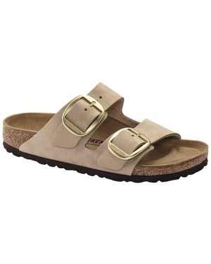 Birkenstock Arizona Big Buckle Leather Sandal - White