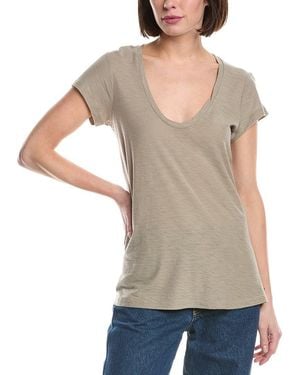 James Perse Mock Turtleneck Dress - Grey