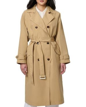 Bernardo Long Trench Coat - Natural