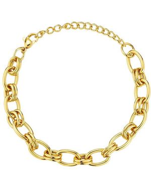 Glaze Jewelry Plated Stainless Steel Bracelet - Metallic