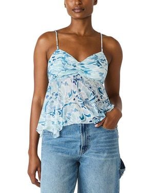 Steve Madden Polly Knit Top - Blue