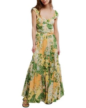 Free People Sasha Maxi Dress - Green