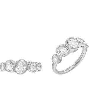 Lab Grown Diamonds 14K 1.03 Ct. Tw. Lab-Grown Diamond Ring - Metallic