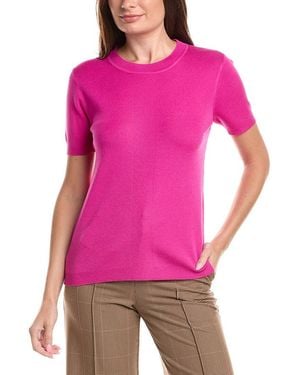 Jones New York Icon Crew Neck T-Shirt - Pink
