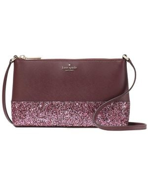 Kate Spade Flash Glitter Crossbody - Purple