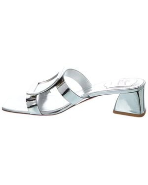 Roger Vivier Leather Sandal - Blue