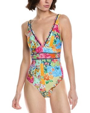 Monte and Lou Multi Fit V One-Piece - Blue