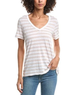 Michael Stars Max Striped T-Shirt - White