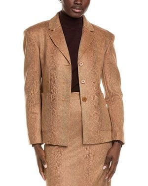 Kenneth Cole Snake Embossed Jacket - Brown