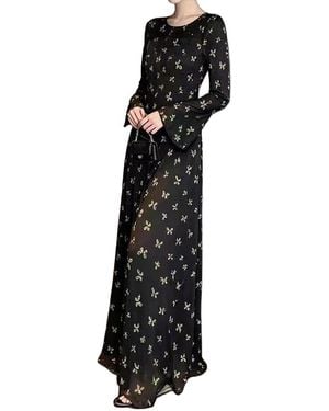 BRC By BURRYCO Printed Maxi Dress - Black