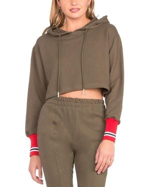 Dance & Marvel Hooded Jumper - Brown