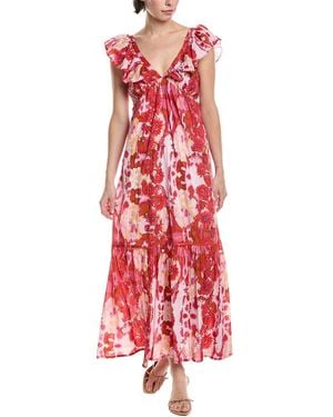 Ro's Garden Jasmin Maxi Dress - Red