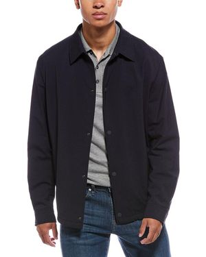 BOSS Carper Wool-Blend Coach Jacket - Blue